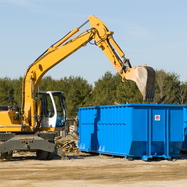 what are the rental fees for a residential dumpster in Franklin County Illinois